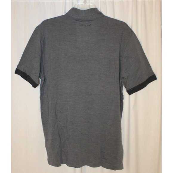 New Travis Mathew Smoke Rings Mens MEDIUM Golf Polo Shirt Sleet Gray - Picture 3 of 4